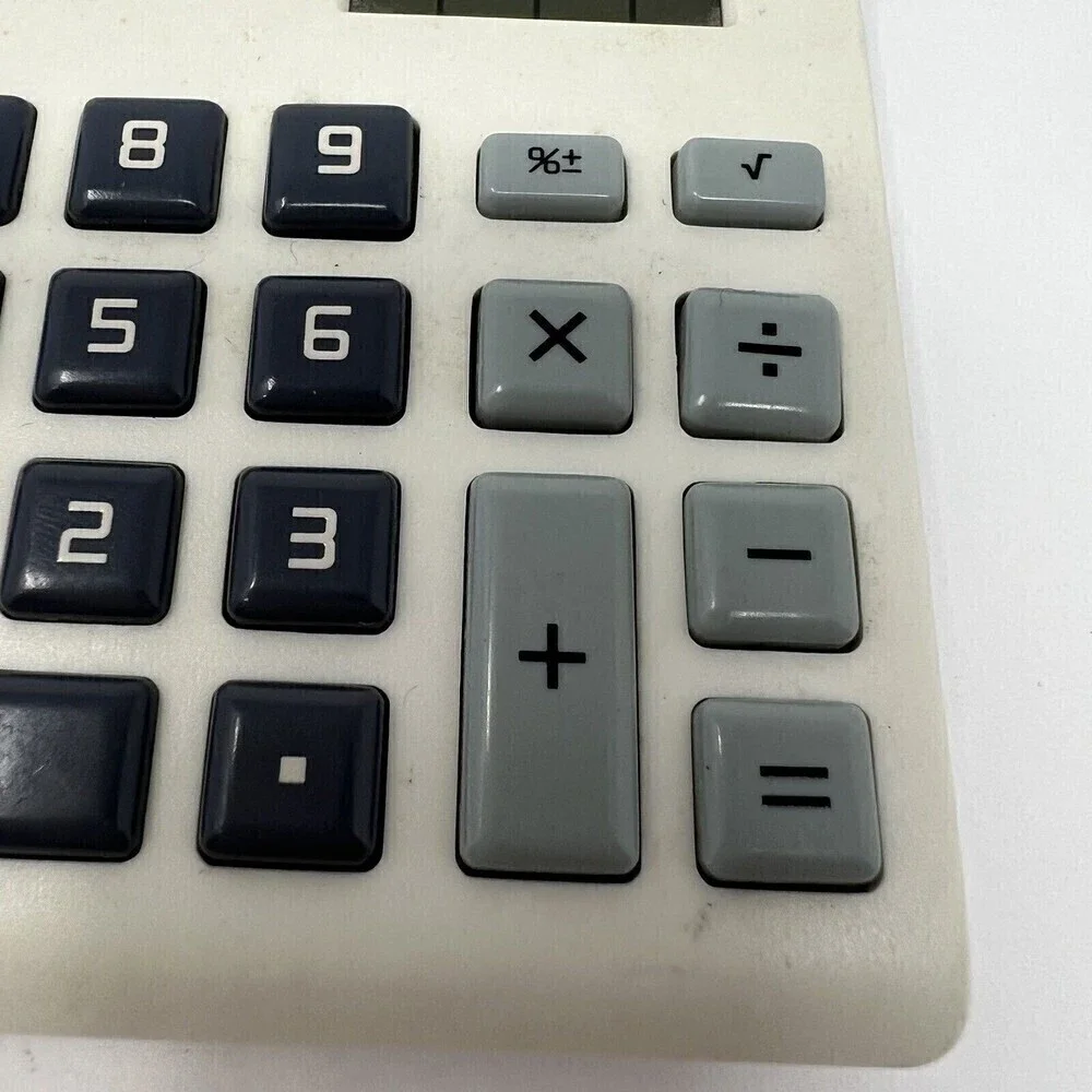 Canon Calculator Mini Solar Power Calculator Model LS-80Z Works